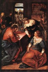 Tintoretto: Christ in the House of Martha and Mary (Krisztus Márta és Mária házában)